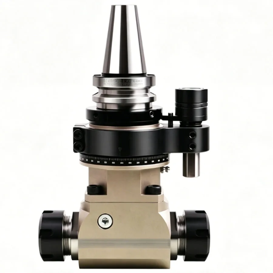 High precision 90 degree angle head BT40 BT50 right angle side milling head horizontal milling head right angle tool holder