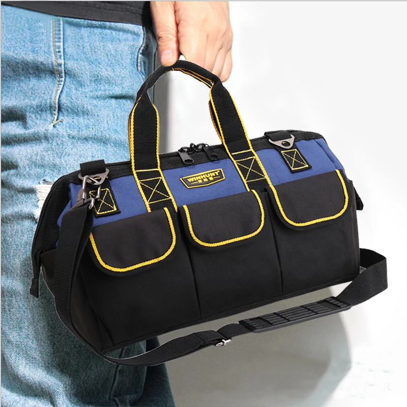 Multifunctional Tools Hand Bag Electrician Bag Carpentry Repair Toolkit Organizers Waterproof Tool Storage Bag Instrument Case