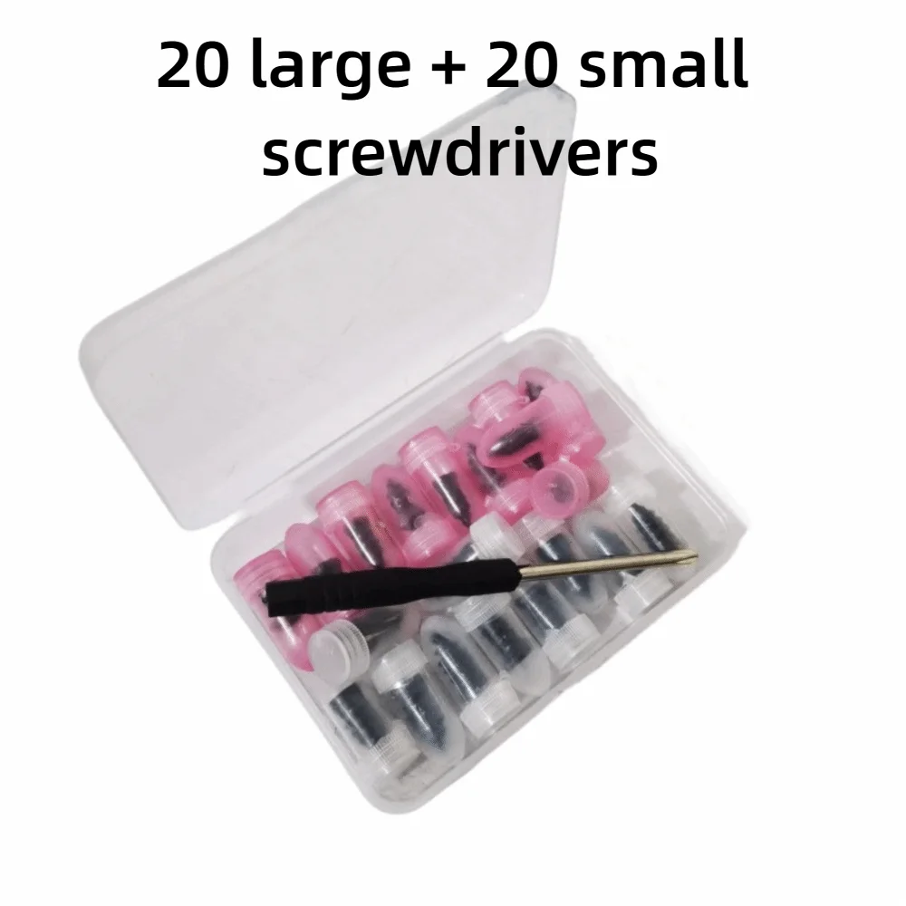 20/40PCS Rubber Car Vacuum Tyre Repair Nail Kit Screw in Car Tire Accessorie Tire Repair Plugs Mushroom Nails Tire Repair Nails