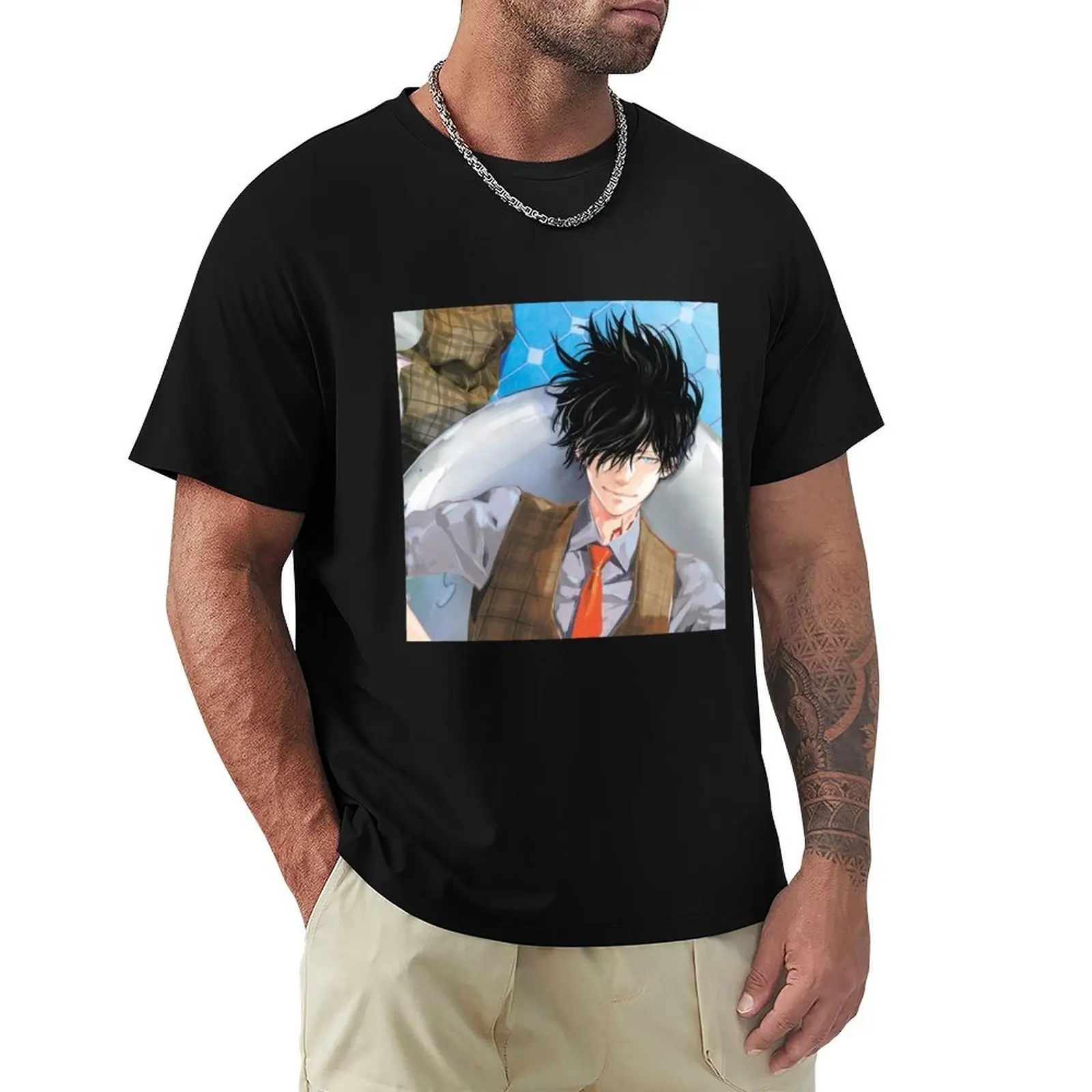 

Ron Kamonohashi: Deranged Detective T-Shirt man clothes korean fashion compression shirt men