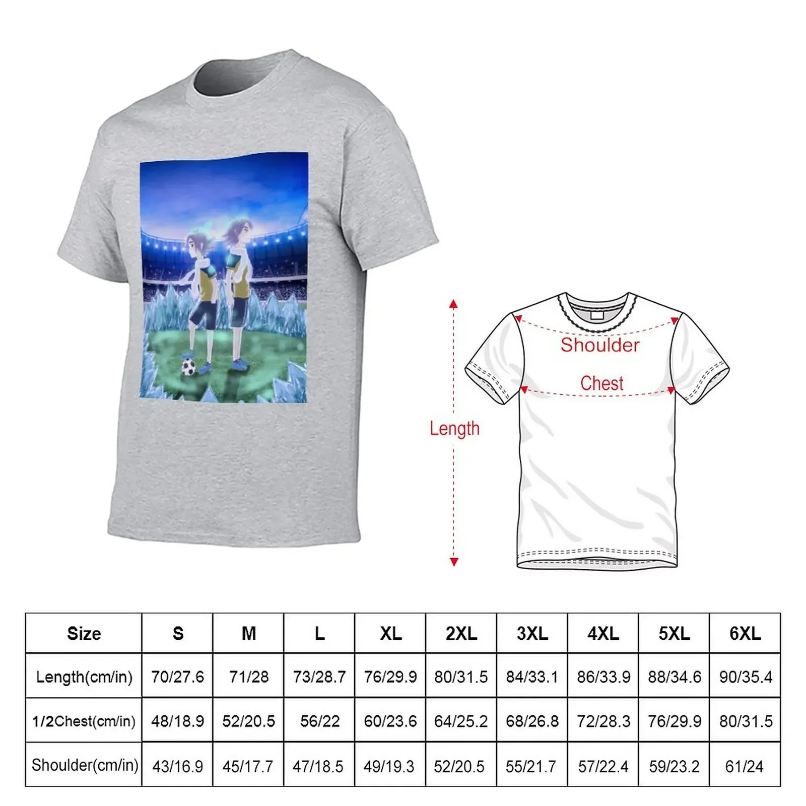 Inazuma Eleven, Shawn Frost, Fubuki Shirou. T-Shirt shirts graphic tees vintage clothes sublime mens plain t shirts