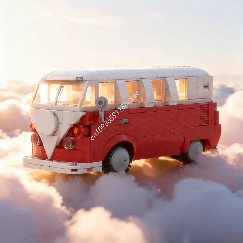 

435pcs MOC Volkswagen City Champions Model Building Blocks Construction Christmas Gifts Assemble Creative DIY Education Toy Idea