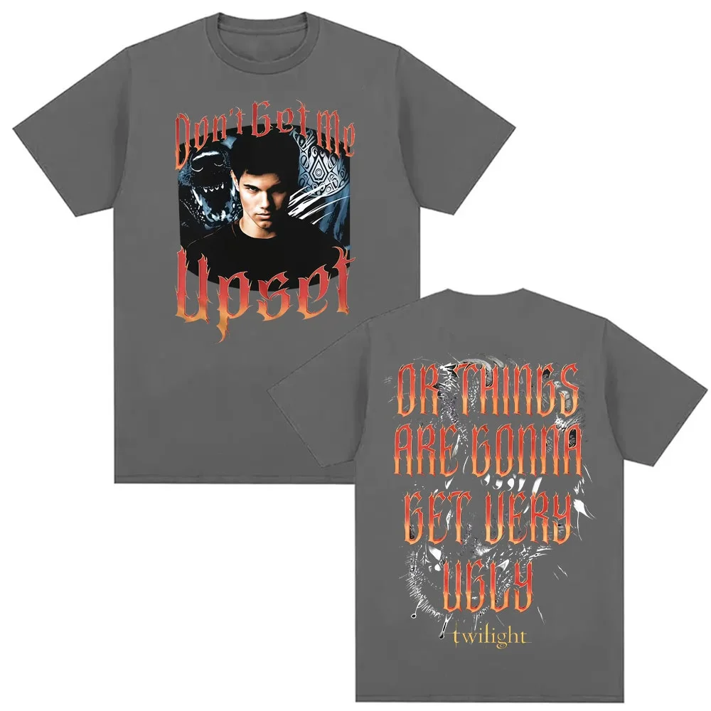 الكلاسيكية الشفق جاكوب الأسود نمط تي شيرت 2025 الرجال والنساء الصيف جديد حار القطن موضة شارع العليا الراحة تي شيرت