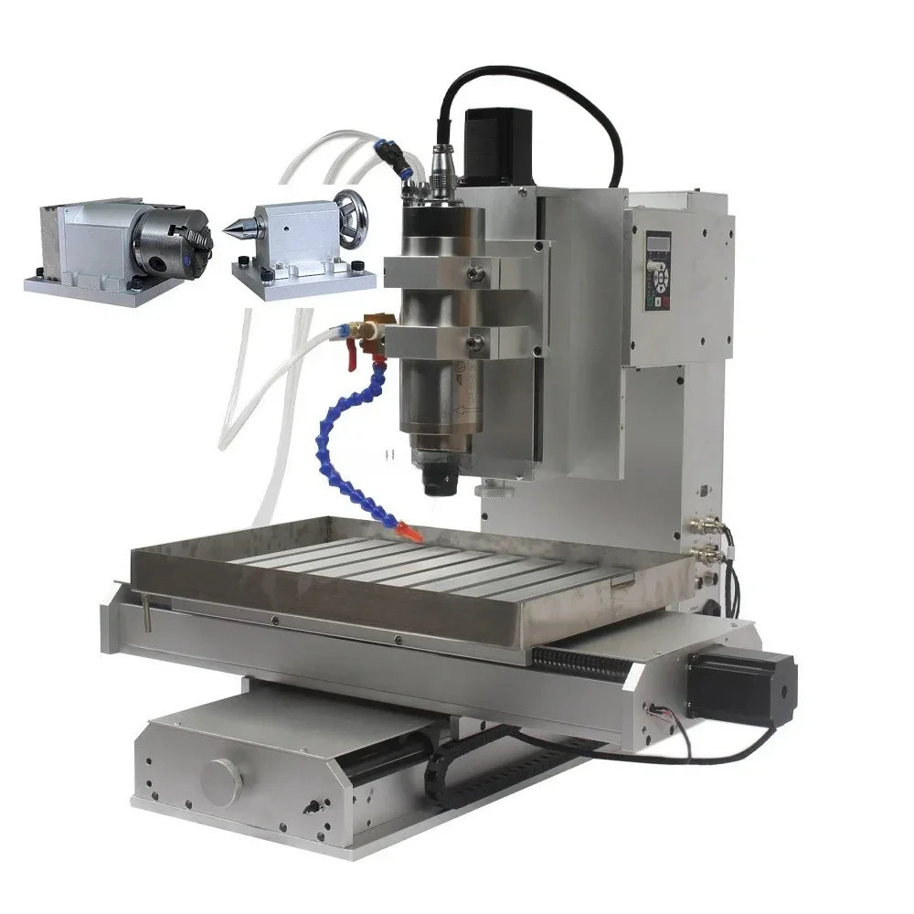 Vertical Hy-3040 1500W Cheap 4Th Axis CNC Milg Hine