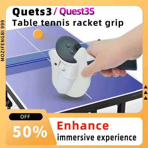 Imagen 1 del producto Para Meta Quest3 /Quest3STable raqueta de tenis controlador de juego VR Quest3/ 3S gafas de realidad Virtual accesorios VR