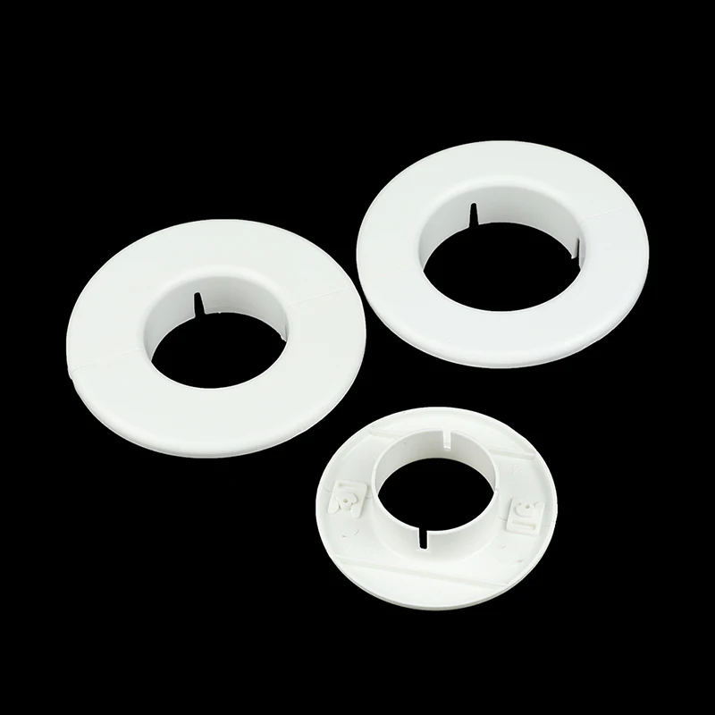 1pair Plastic Wall Wire Hole Cover Air-conditioning Pipe Plug Decorative Cover For Home Office Hotel Furniture Hardware