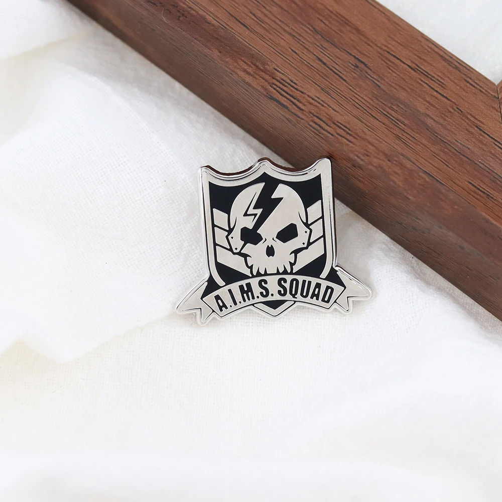 Kamen Rider Zero-One A.I.M.S. Squad Emaille-Pin Live-Action Science-Fiction Totenkopf-Band Fangeschenk Abzeichen Cosplay-Zubehör – Detail 5