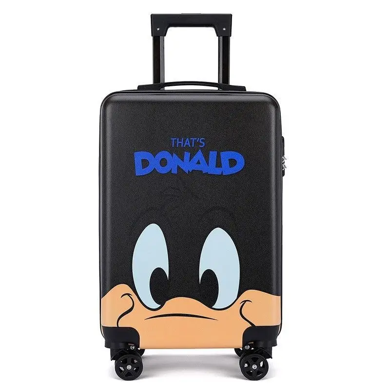 New Disney Mickey Mouse 20inch Kid Cartoon Travel Suitcase On Wheels Cute Trolley Luggage Children Lovely Cabin Rolling Luggage