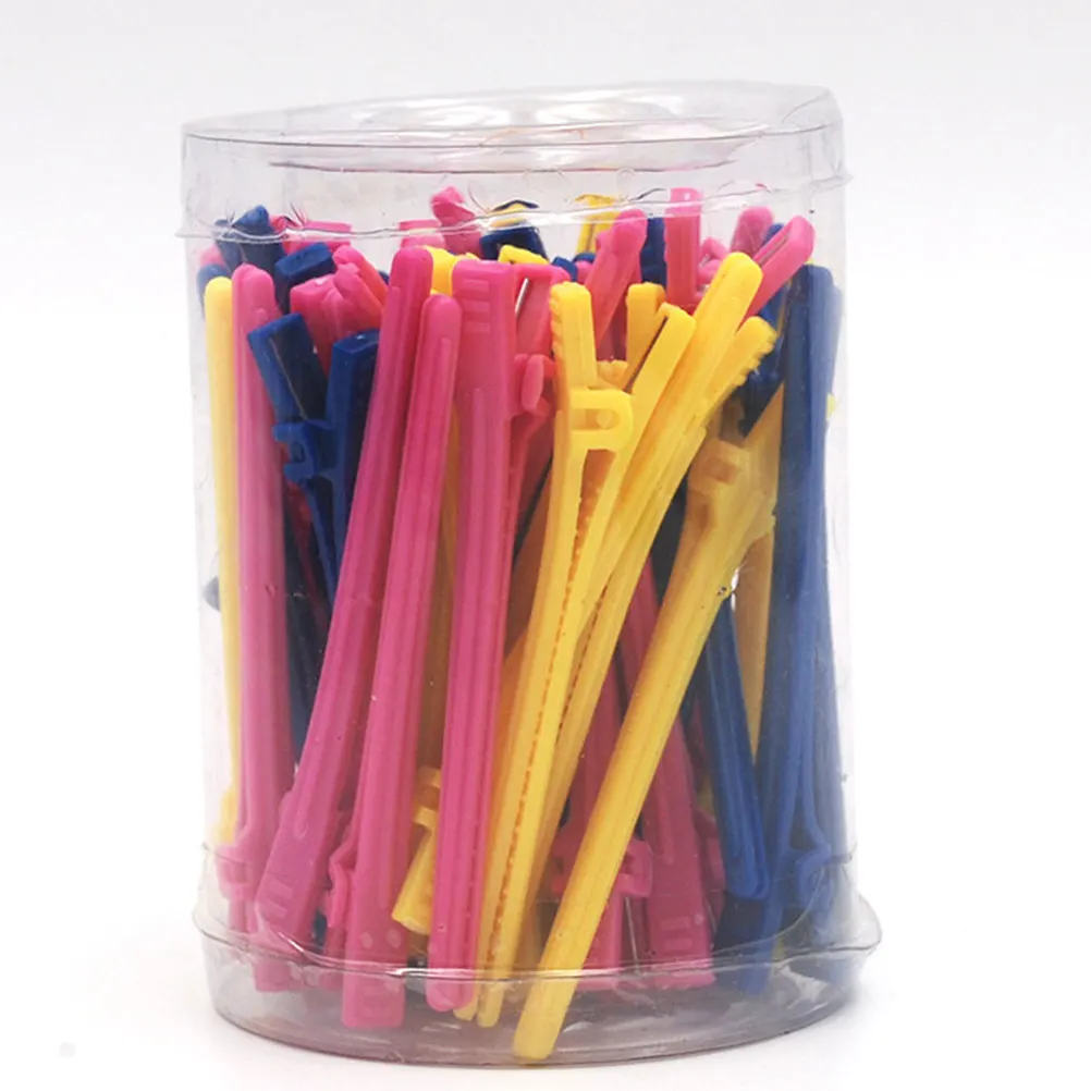 

Большой утконос, прочные пластиковые парикмахерские зажимы для салона, дома, укладки волос, химическая завивка, макияж, мытье лица, перегородка для волос