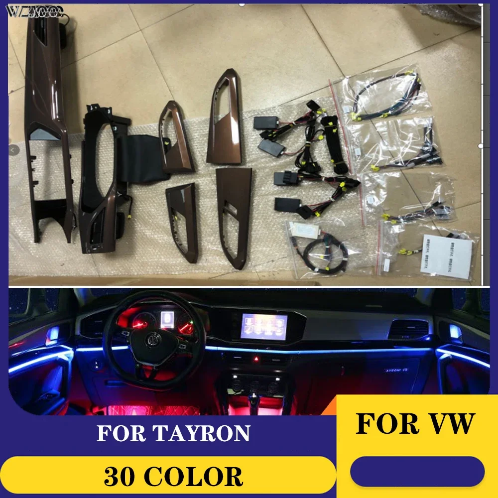 30 color For vw Ambient light Set For Volkswagen TAYRON 1:1 Mould  Car Ambient light Decorative lighting Atmosphere lamp