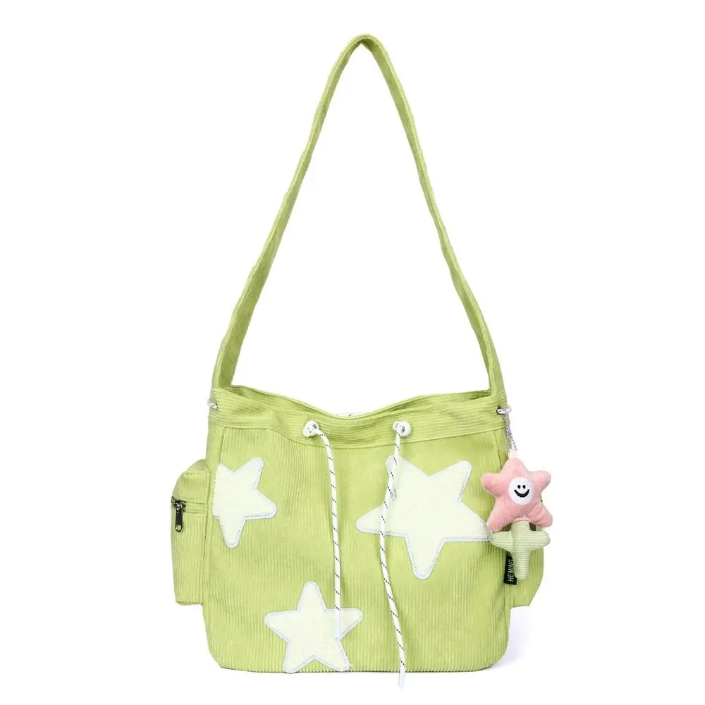 

Drawstring Large Capacity Teens Bag Storage Bags Purse Wallets Star Shoulder Bags Korean Handbags Women Crossbody Bag Y2k Style