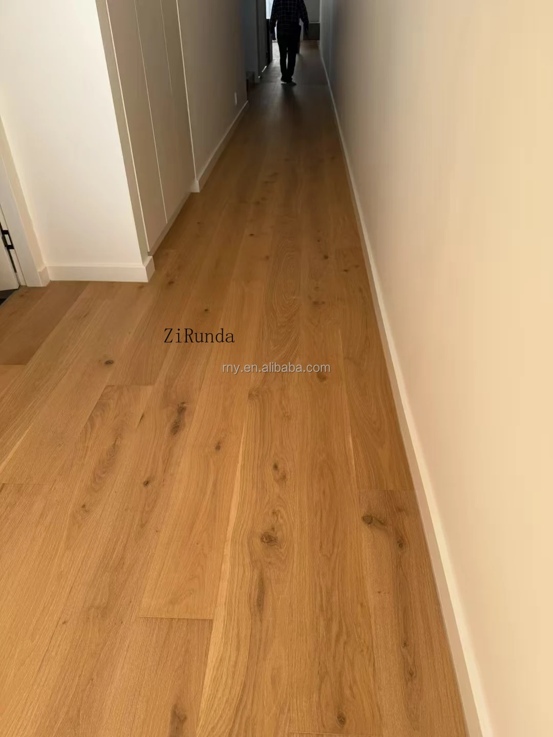 화이트 오크 인테리어 원목 바닥재 맞춤형 버전, 브라운 컬러 오크 바닥재