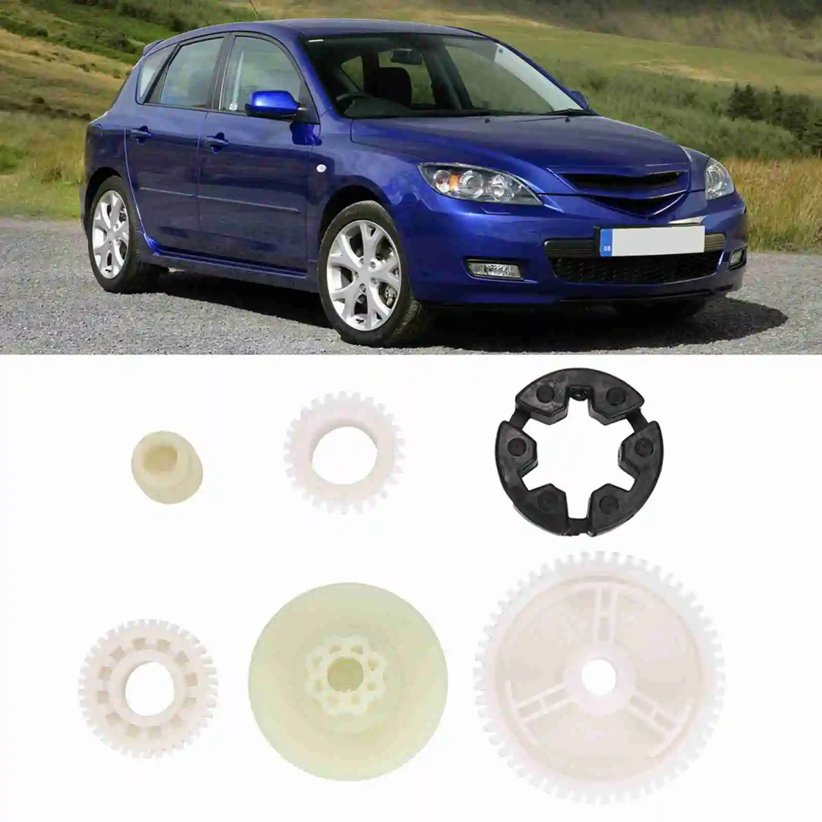 Car Motor Gear Car Window Glasses Motor Gear Replacement Kit Fit for  Window lift Motor Gear Car Window Motor Gear