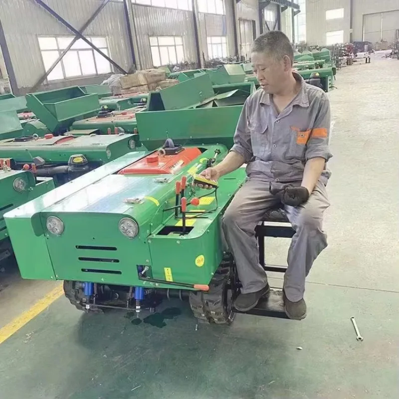Diesel-powered Multifunctional Mini Tiller Farm Crawler Rotary Tillage Garden Agriculture Micro Tillage Weeding Available Sale