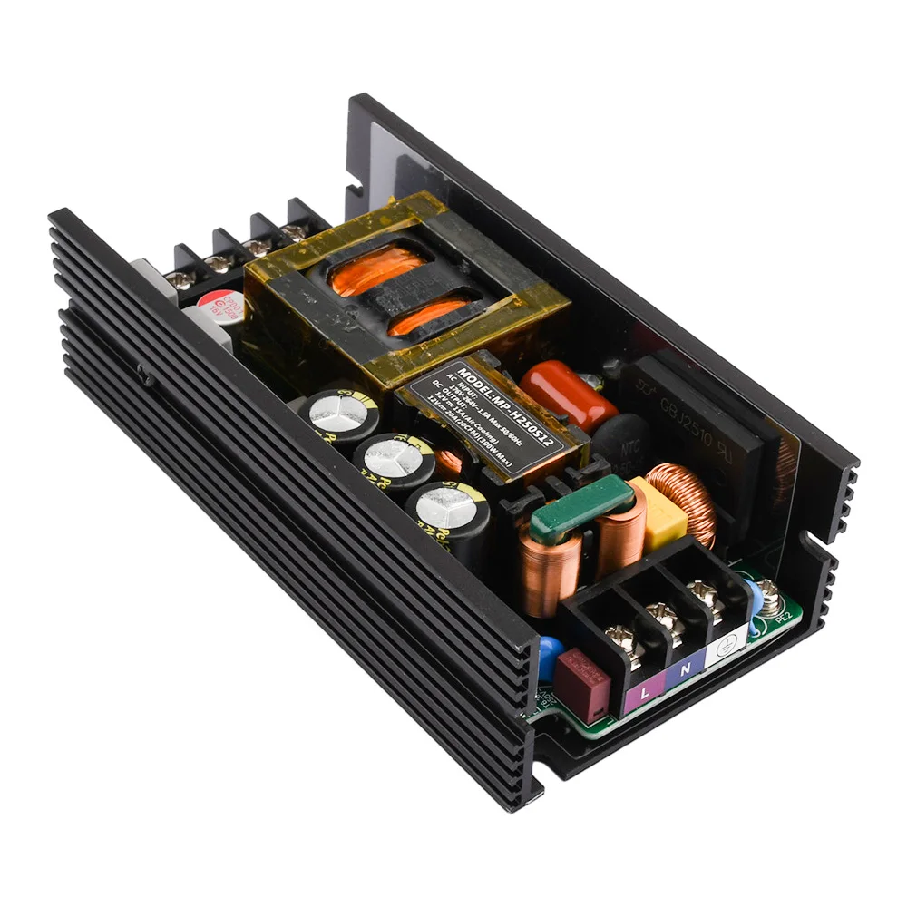 250W Active PFC Switch Power Supply Module Isolation Voltage Stabilization Industrial Control Module AC 110V 220V To DC 12V 24V