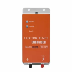 DC 12V 0.5- 1 joule electric fence energizer for animal cattle farm poultry solar power charger fencing controller