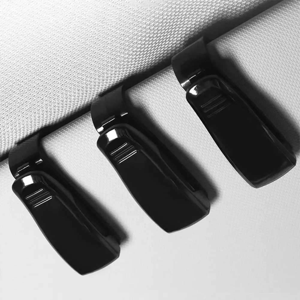 

Car Glasses Holder Sun Visor Glasses Clip Car Sunglasses Holder Set for Easy Installation on Sun Visor Stable Eyeglass for Car