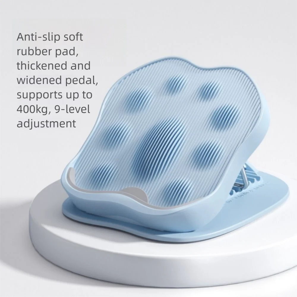 

Регулируемая доска для растяжки икроножных мышц, нескользящая, треугольная конструкция, наклонная платформа для упражнений, высокая нагрузочная способность, 9 уровней регулировки