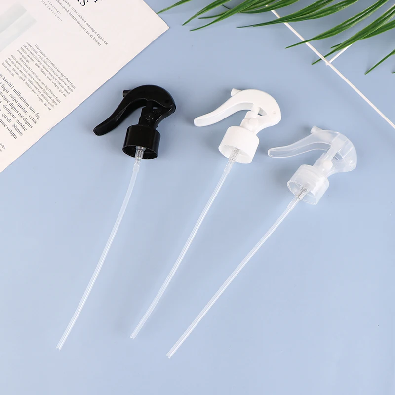 10Pcs Plastic 28-410 Mini Trigger Sprayer Head With Dip Tube For Bottle Plant Watering Flowers Home Garden Supplies