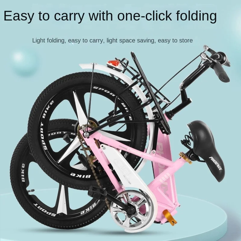 

Children's Folding Bicycles For Boys And Girls Primary School Students Middle And Older Children18-20 Inches 22 Pedal Bicycles