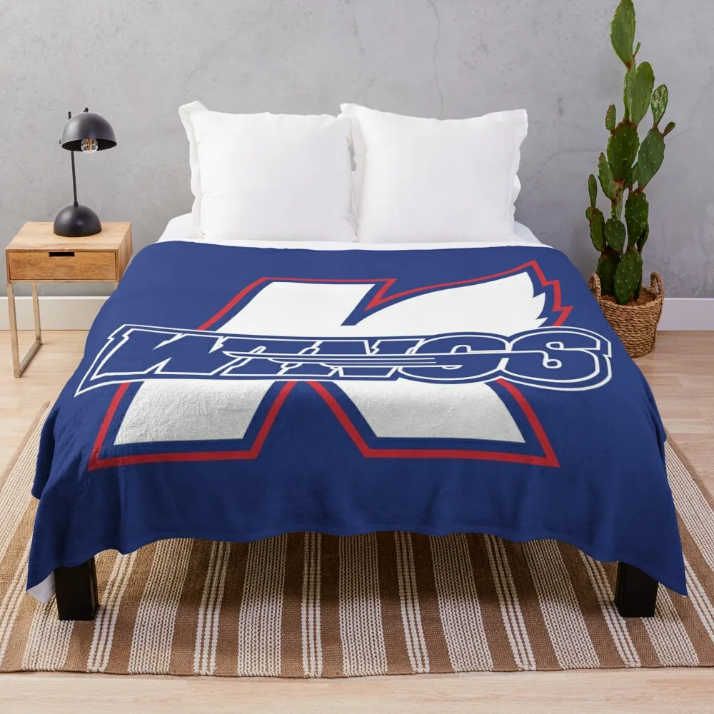 

Kalamazoo Wings, Merch Throw Blanket Blankets Sofas Of Decoration Quilt Fluffy Shaggy Beautifuls Blankets