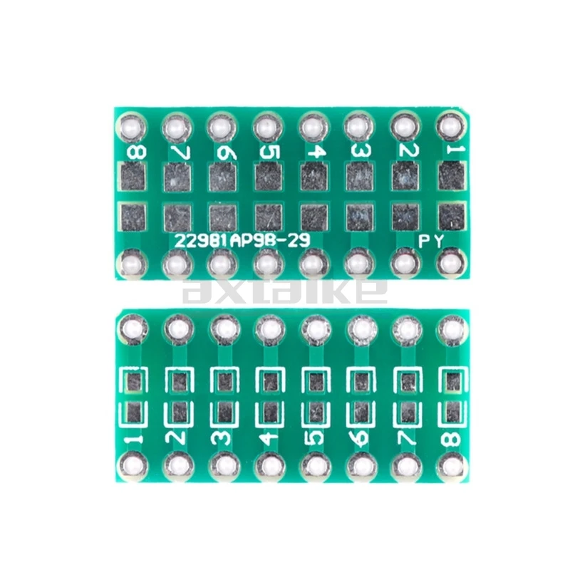 Carte PCB SMD, tourner vers DIP SOP, MSOP, SSOP, TSSOP, SOT23, SOP8, SOP14, SOP16, SOP20, SOP24, SOP28, IC, SMT, QJoyFQyen, TQyen, 32, 44, 64, 100,