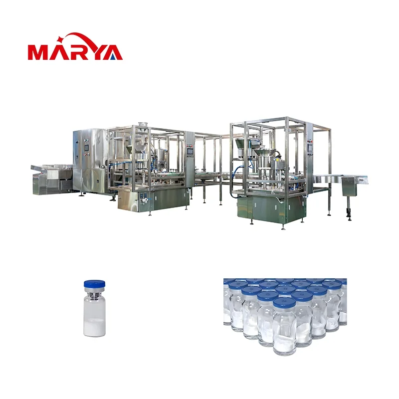 Marya Pharmaceutical Automatic Vial Dry Powder Filling Machine with Multi Filling Heads
