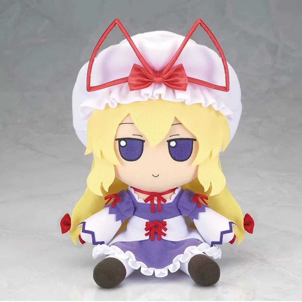 In Stock Original AmiAmi Gift Touhou Project Yakumo Yukari Saigyouji Yuyuko  fumo Plush Doll Cartoon Cute Children's Toys 20CM