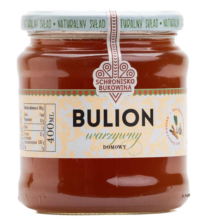 Warzywny bulion 400ml - Schronisko Bukowina