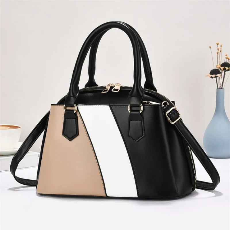 

Classic Women's Leather Handbag, Elegant Designer Shoulder Bag & Crossbody Tote, Ladies Popular Messenger Purse Style