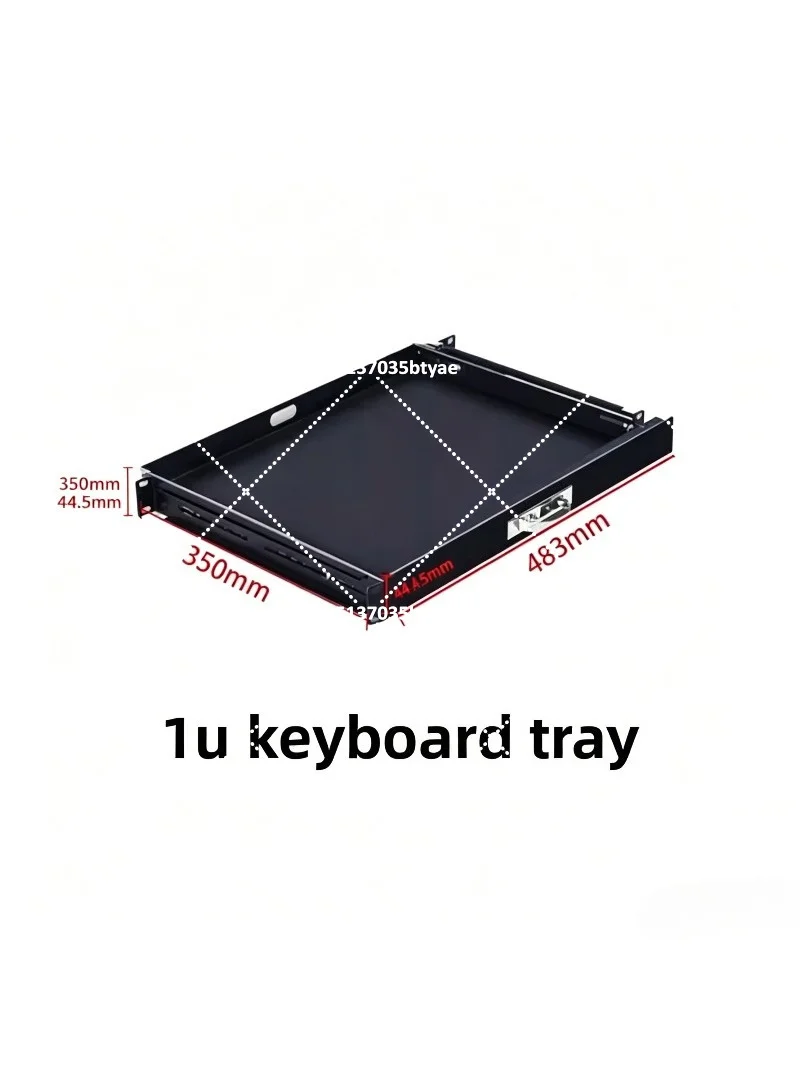 Industrial Keyboard 19-Inch 1U Rack Is  Tray Drawer USB Industrial Keyboard