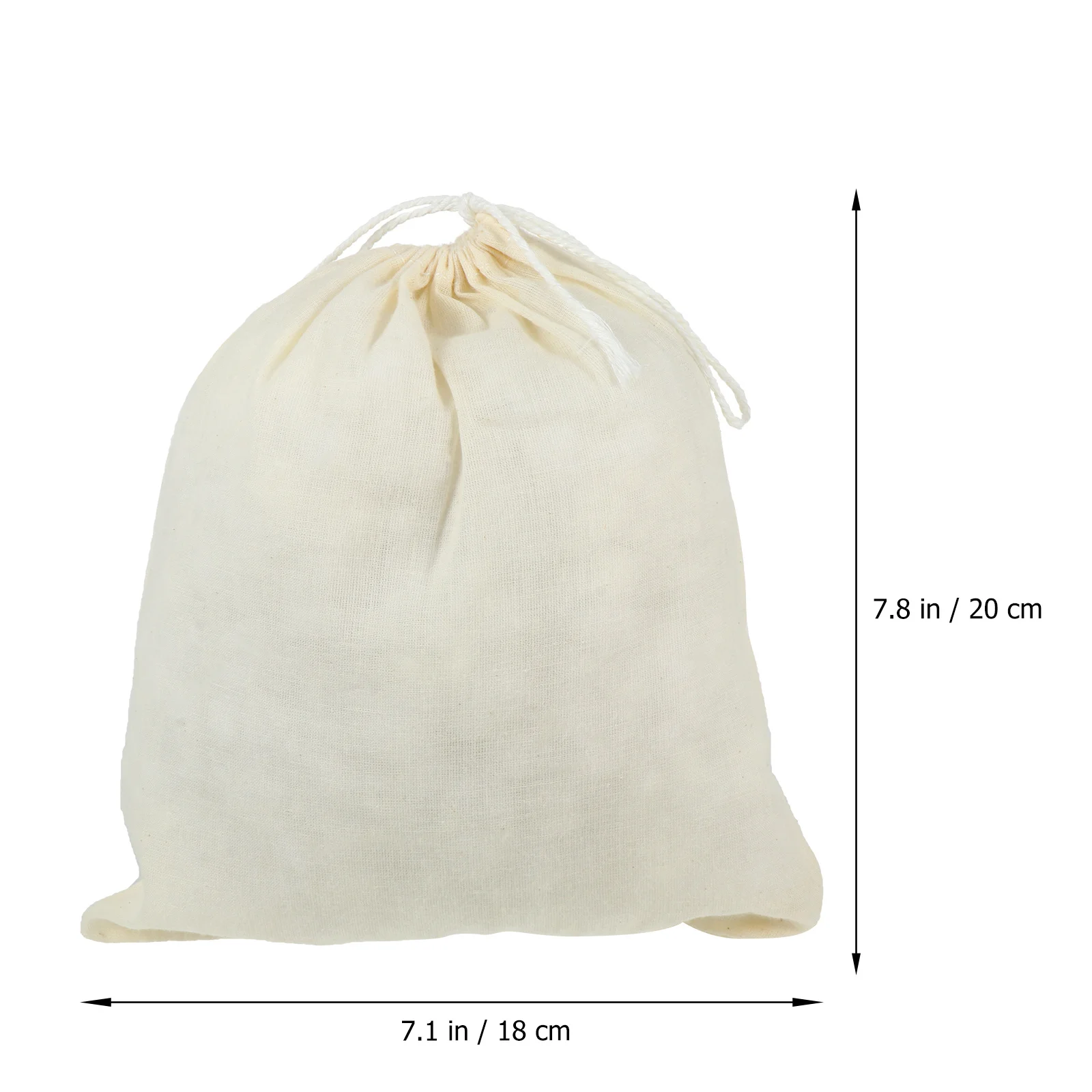 

7Pcs Pure Cotton Filter Bags Reusable Soup Strainer Cheesecloth Large Spice Sachet Herbal Tea Kitchen Accessories