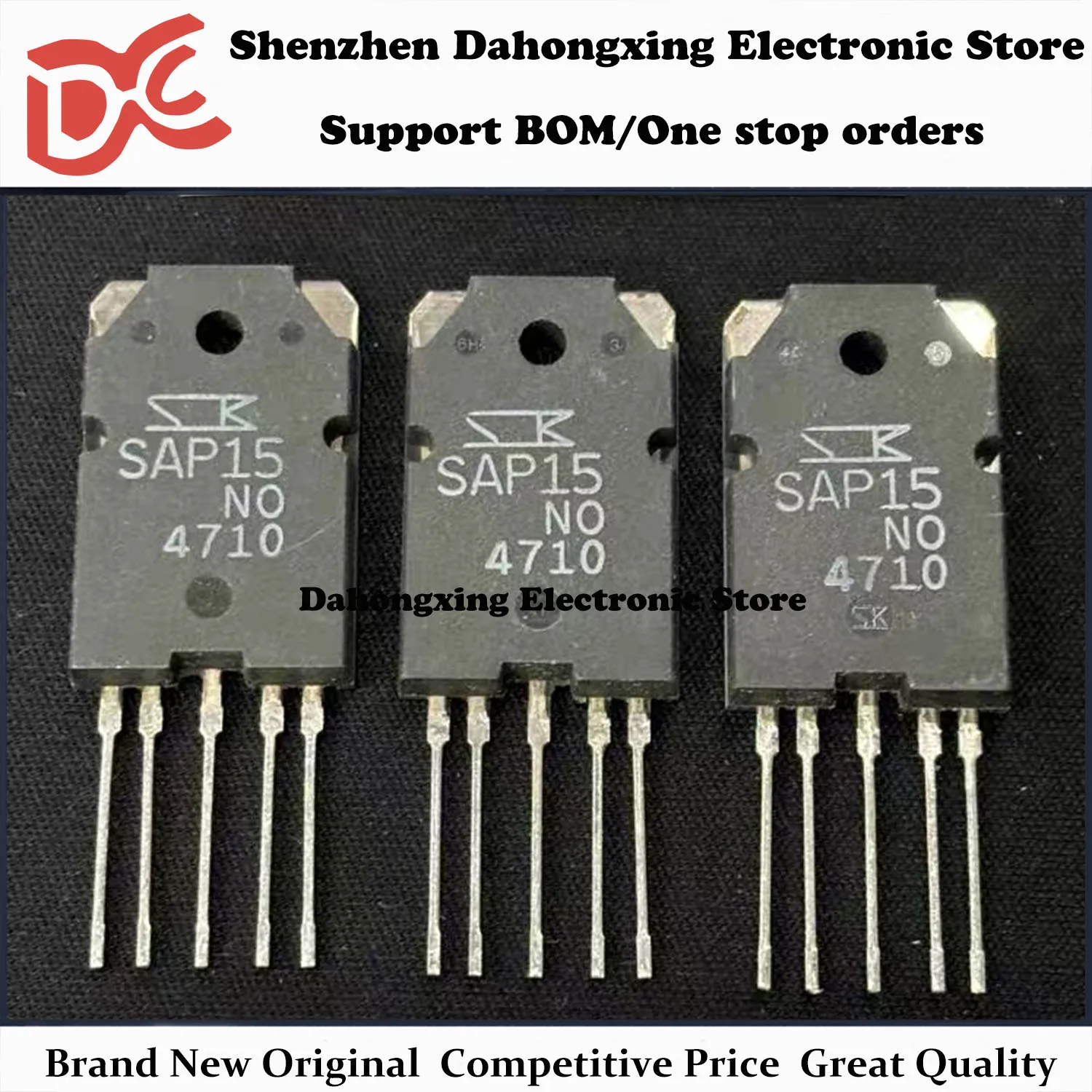 New Original 1Pair SAP15N + SAP15P TO-3P Audio Amplifier Transistor Electronic Components Great Quality