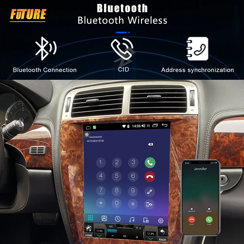 Auto Radio 8+256G DSP Carplay For Jaguar XK XKR XKR-S 2006-2013 Android Car Radio GPS Navi Auto Stereo Multimedia Recorder Playe