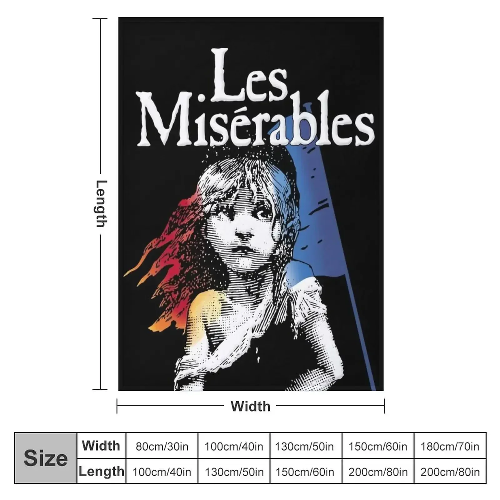 Les Miserables - Les Misérables Throw Blanket Hairys Weighted Sofas Blankets