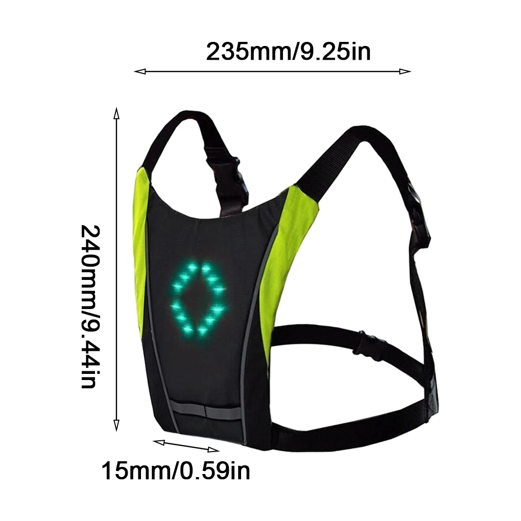 Picture 7: Rechargeable For LED Indicator Bicycle Pack Stay Visible On Road Easy To Attach 4 LED Signals