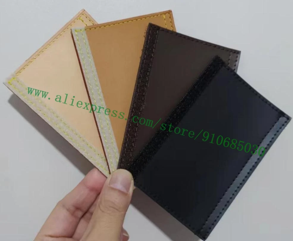 1 Piece Wide Board 8*12cm Genuine Vachetta Calfskin Pad Protector For Handbag Bag Handle Protective Sleeve Loop Anti-abrasion