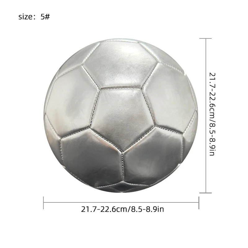 Pallone da calcio professionale di taglia 5 per allenamento e partita, ideale per sport indoor e outdoor