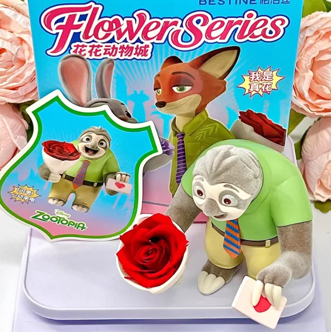 

Зверополис Цветочная серия Слепая коробка Милый Ник Джуди Фигурка Зверополис Плюшевая кукла Тайная коробка Аниме Коллекция мультфильмов Модель игрушки