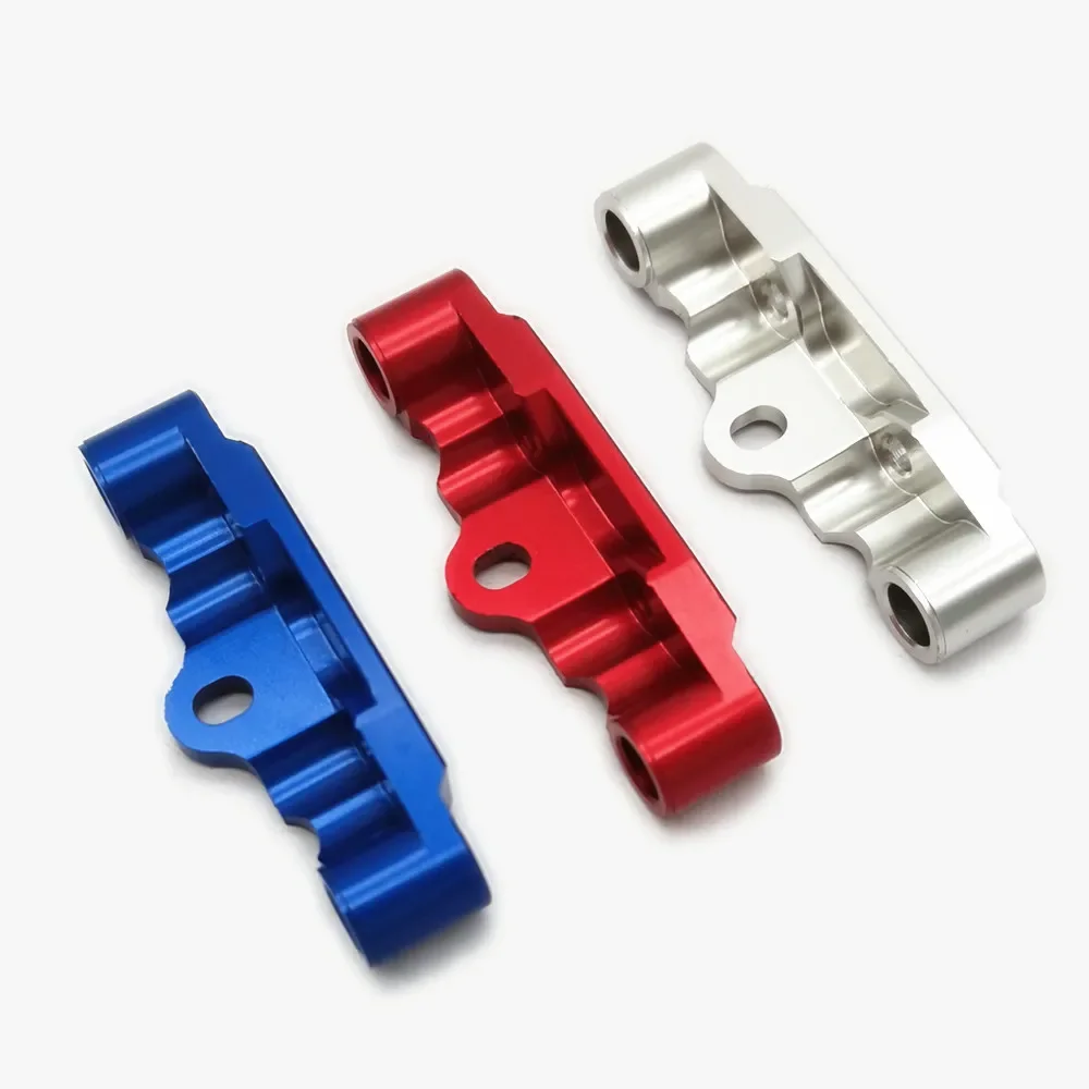 Soporte de brazo inferior delantero o trasero de aluminio para Tamiya TT02 A9