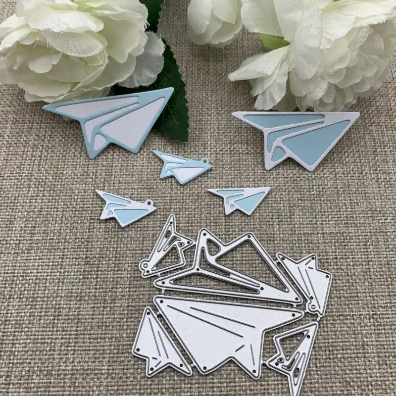 Paper airplane combination Metal Cutting Dies Stencils For DIY Scrapbooking Decorative Handcraft Die Cutting Template Mold