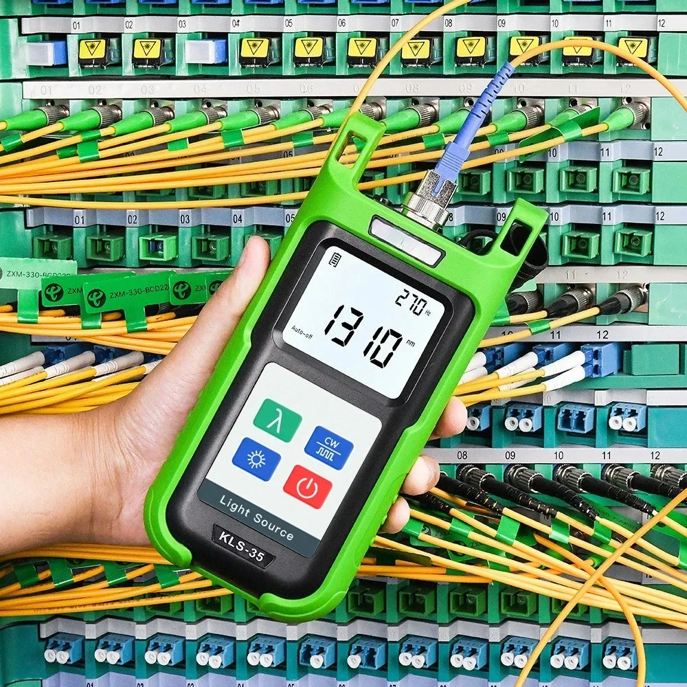 KPV‑53 All‑in‑One Optical Power Meter with Visual Fault Locator Fiber Optic Loss Continuity Tester