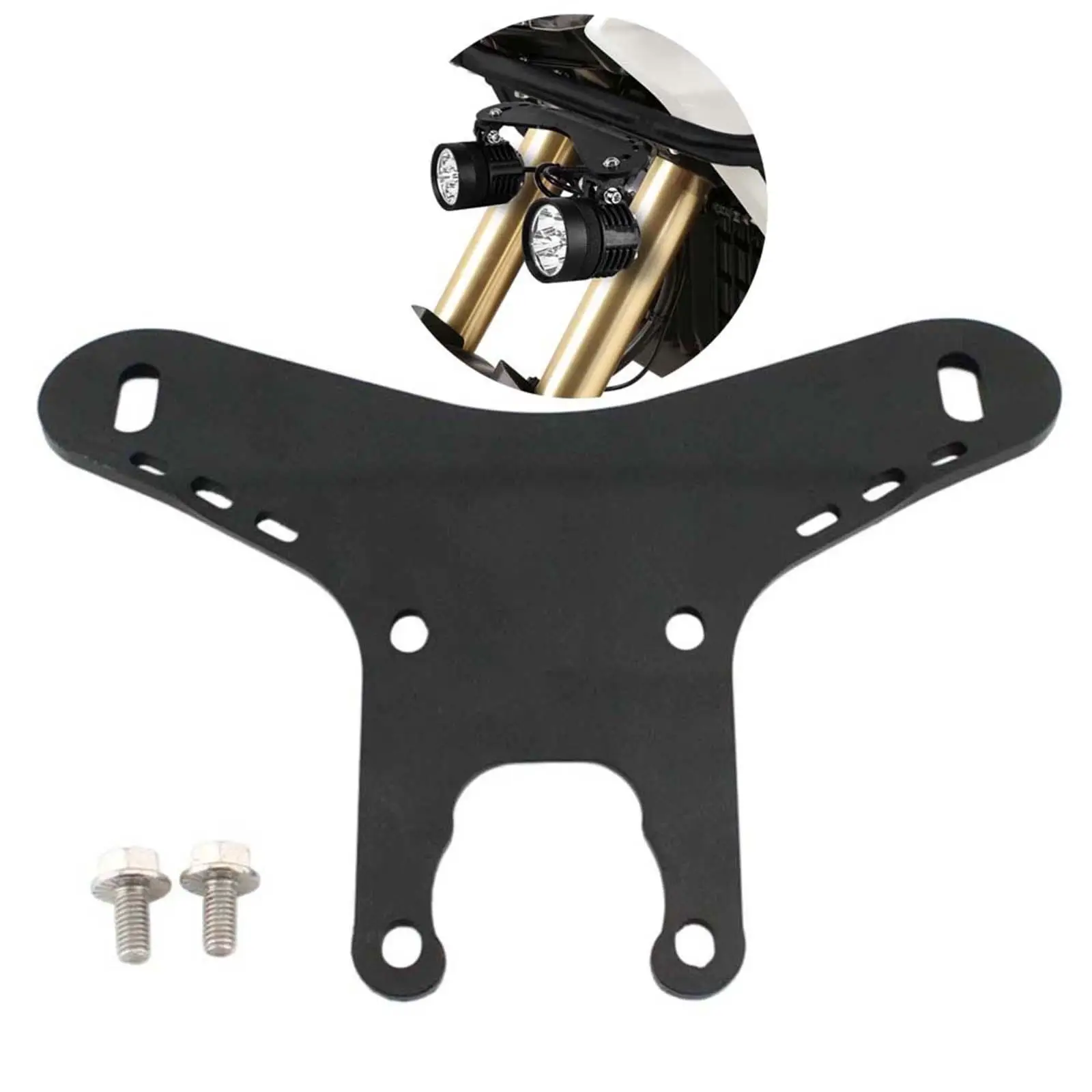 

Motorcycle Fog Lights Auxiliary Bracket Replacement Aluminum Alloy Spot Light Holder for Yamaha Tenere 700 Xtz 700