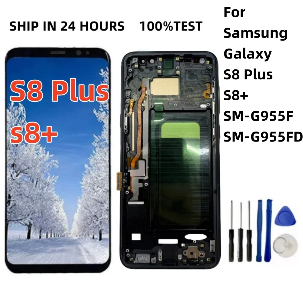 Поп-НОВЫЙ ХОРОШИЙ TFT LCD S8+ для Samsung Galaxy S8 Plus SM-G955F SM-G955FD Дисплей Сенсорный экран Дигитайзер с рамкой в сборе Дисплей Поп-НОВЫЙ ХОРОШИЙ TFT LCD S8+ для Samsung Galaxy S8 Plus SM-G955F SM-G955FD Дисплей Сенсорный экран Дигитайзер с рамкой в сборе Дисплей