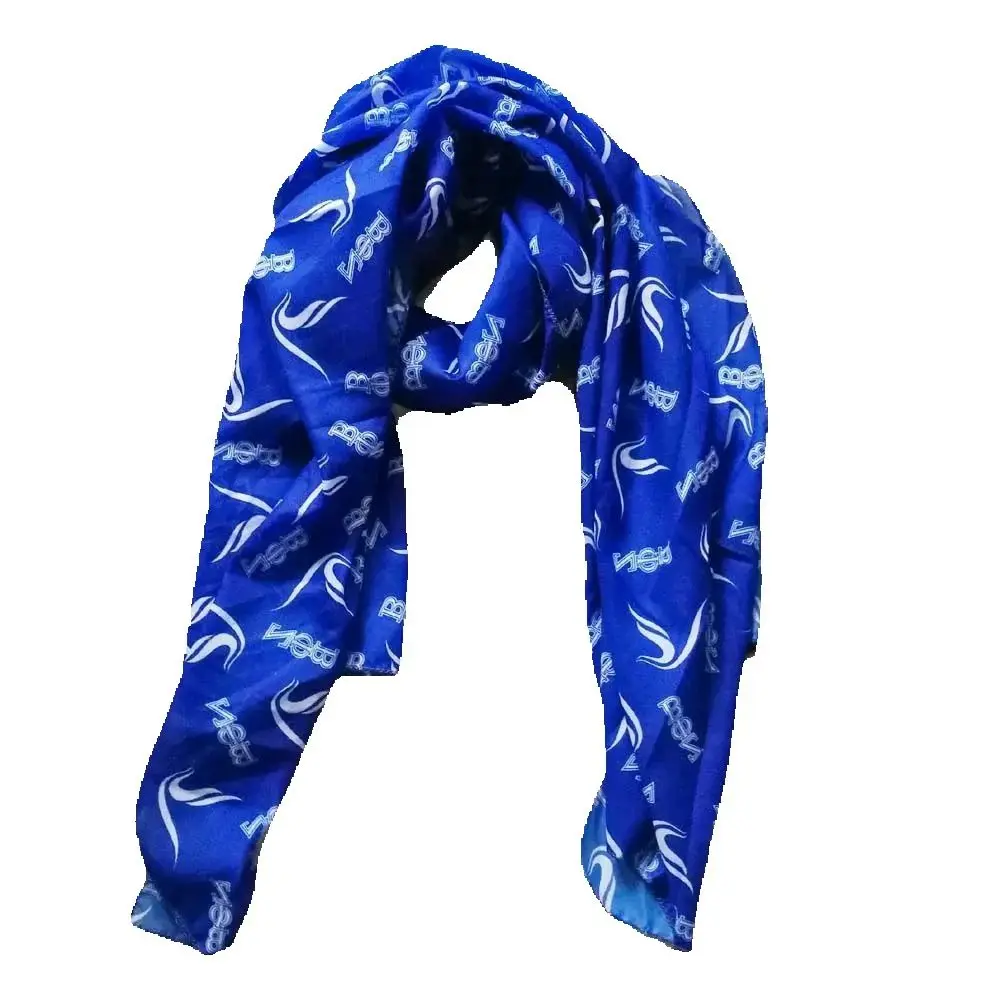 Blue ZETA PHI BETA Friendship Letter Dove Shield Long Scarf with Different Styles