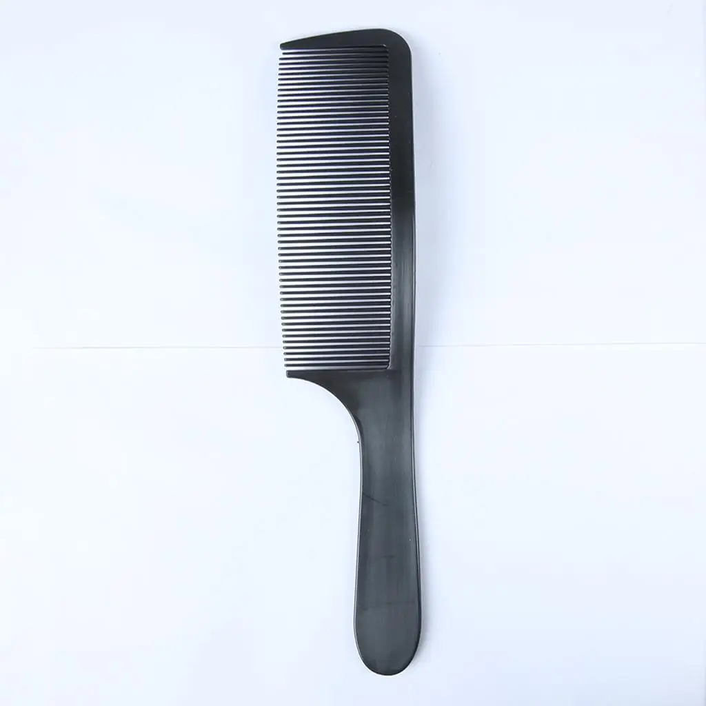 Hairdressing Comb Curved Ergonomic Handle Fine Tooth Professional Barber Comb for Men Salon Supplies