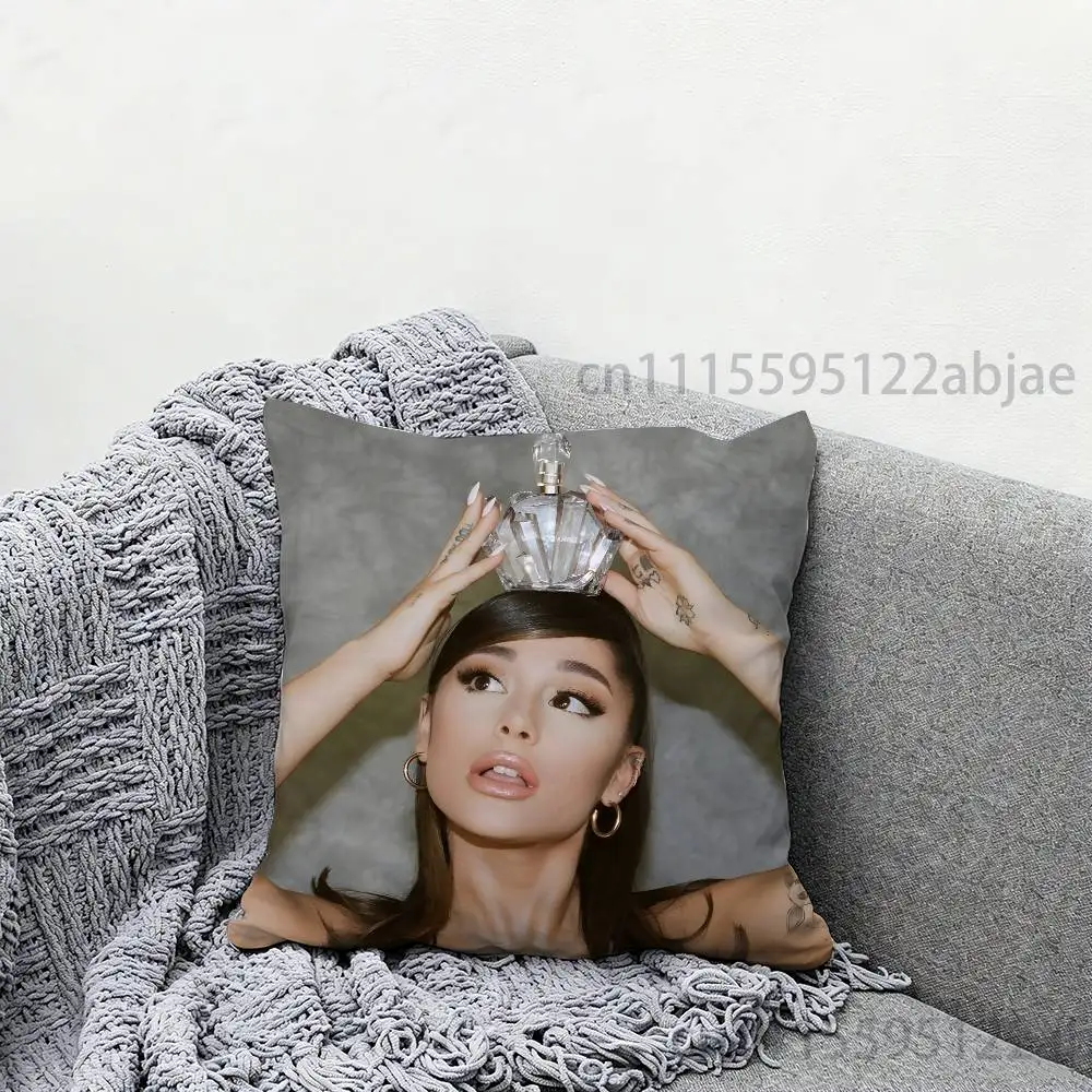 A-Ariana G-Grande Throw Pillow Case 40x40cm Decoration DIY Square Chair Pillowcase Pad Cover