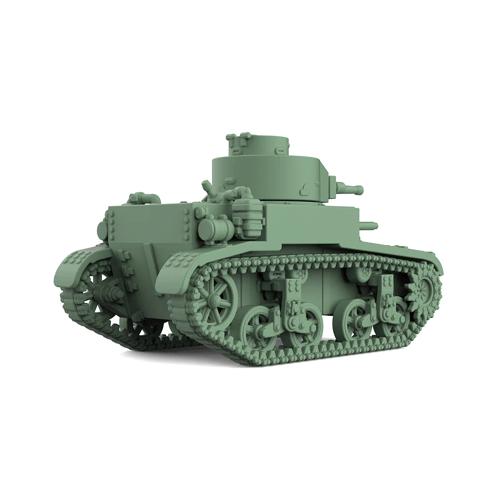 US M2 Light Tank SSMODEL Kit modello militare Giochi di guerra statici in miniatura 1/144 1/200 1/350 1/700