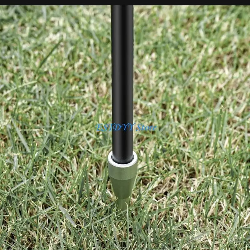 G6DE Folding Outdoor Light Poles Regulable Fishing Lamp Holder with Double Hook for Outdoor Activity