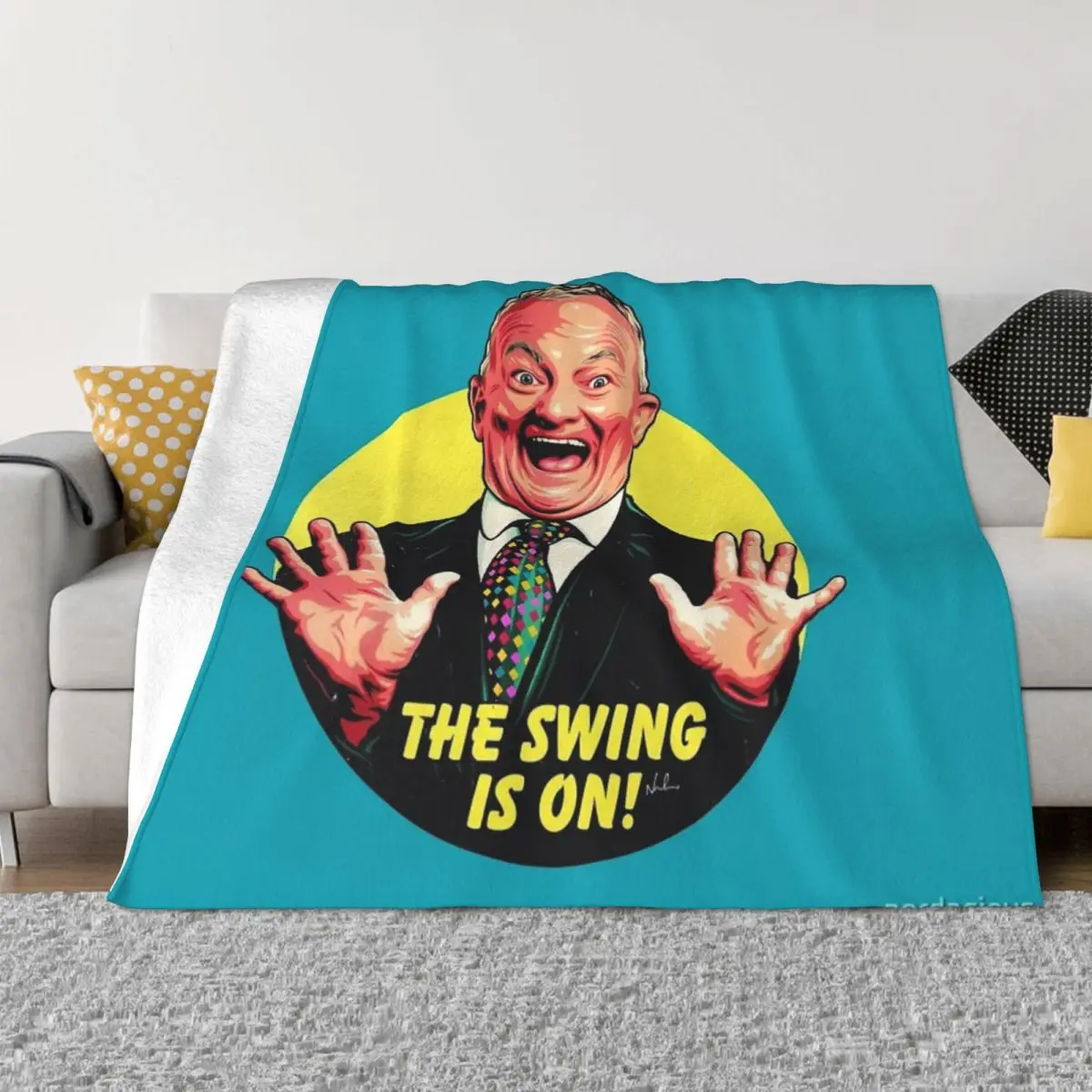 The Swing Is On Four Seasons Universal Blanket Fireplace Can Be Laid Halloween Gifts